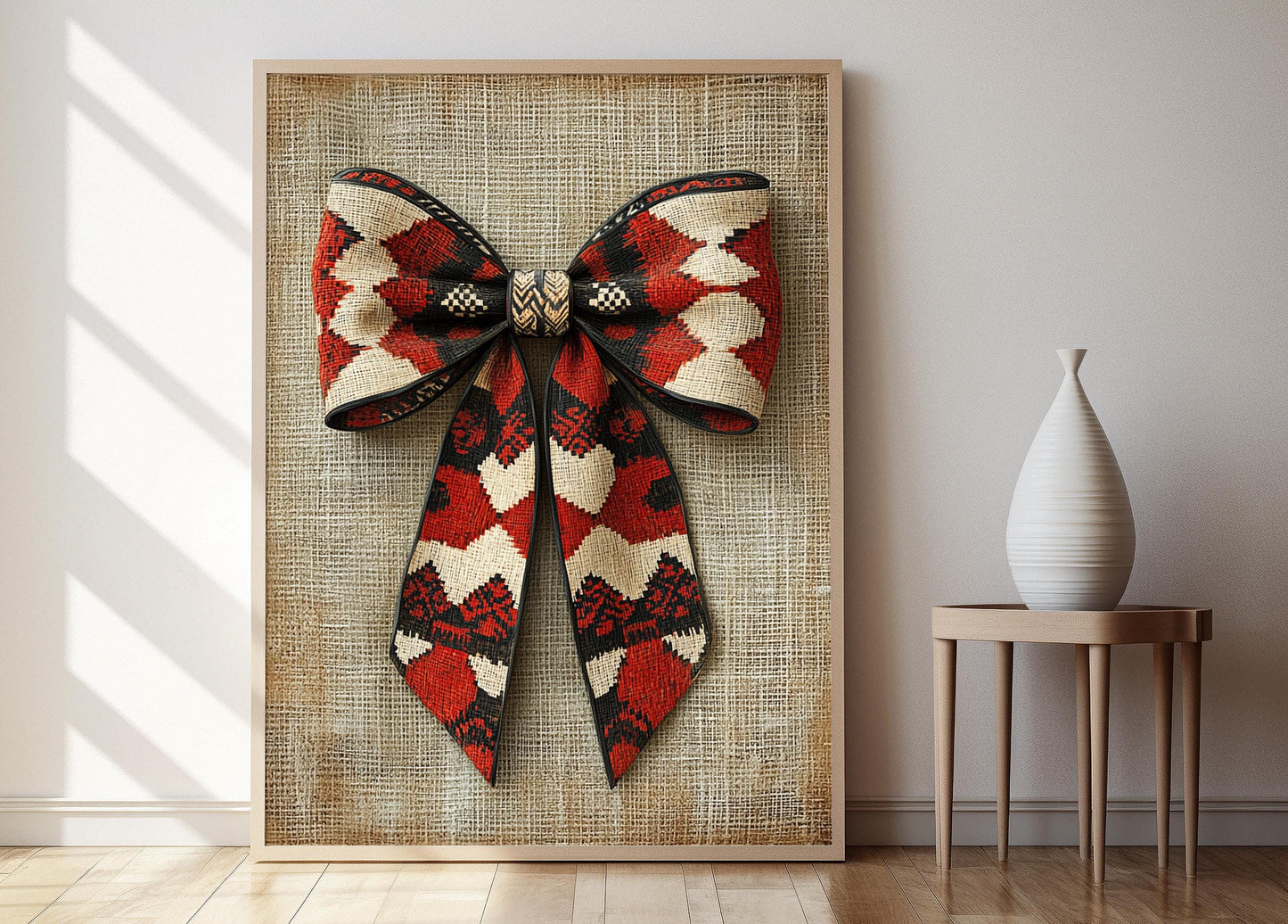 Affiche Ornement Hondurien – Poster Art avec Motifs Lenca Traditionnels