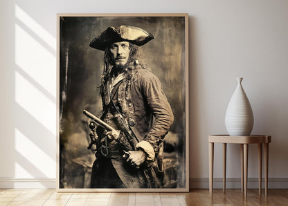 Affiche Pirate Vintage – Poster Art Nautique Classique