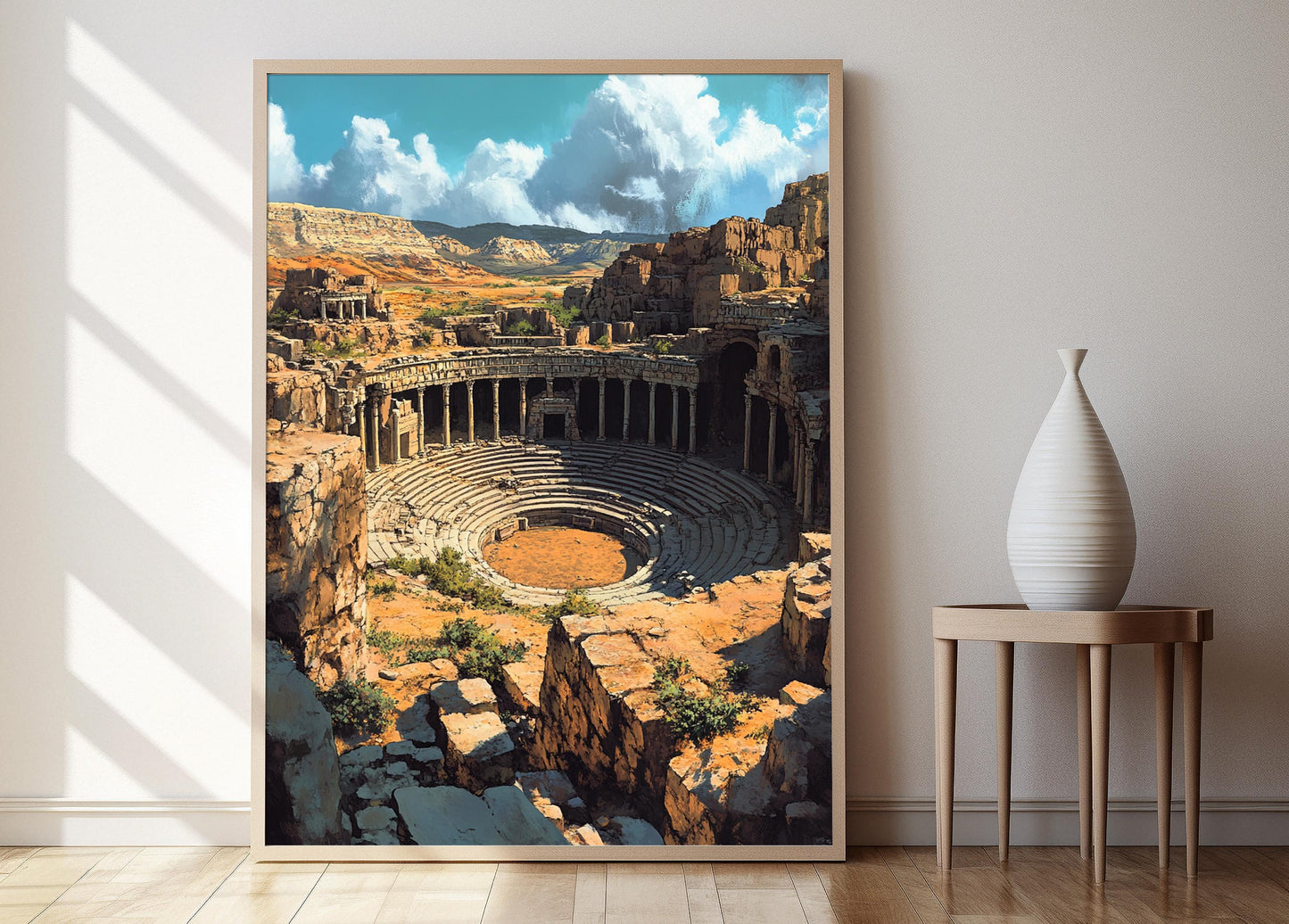 Affiche Théâtre Romain de Bosra – Impression d'Art Patrimoine Syrien