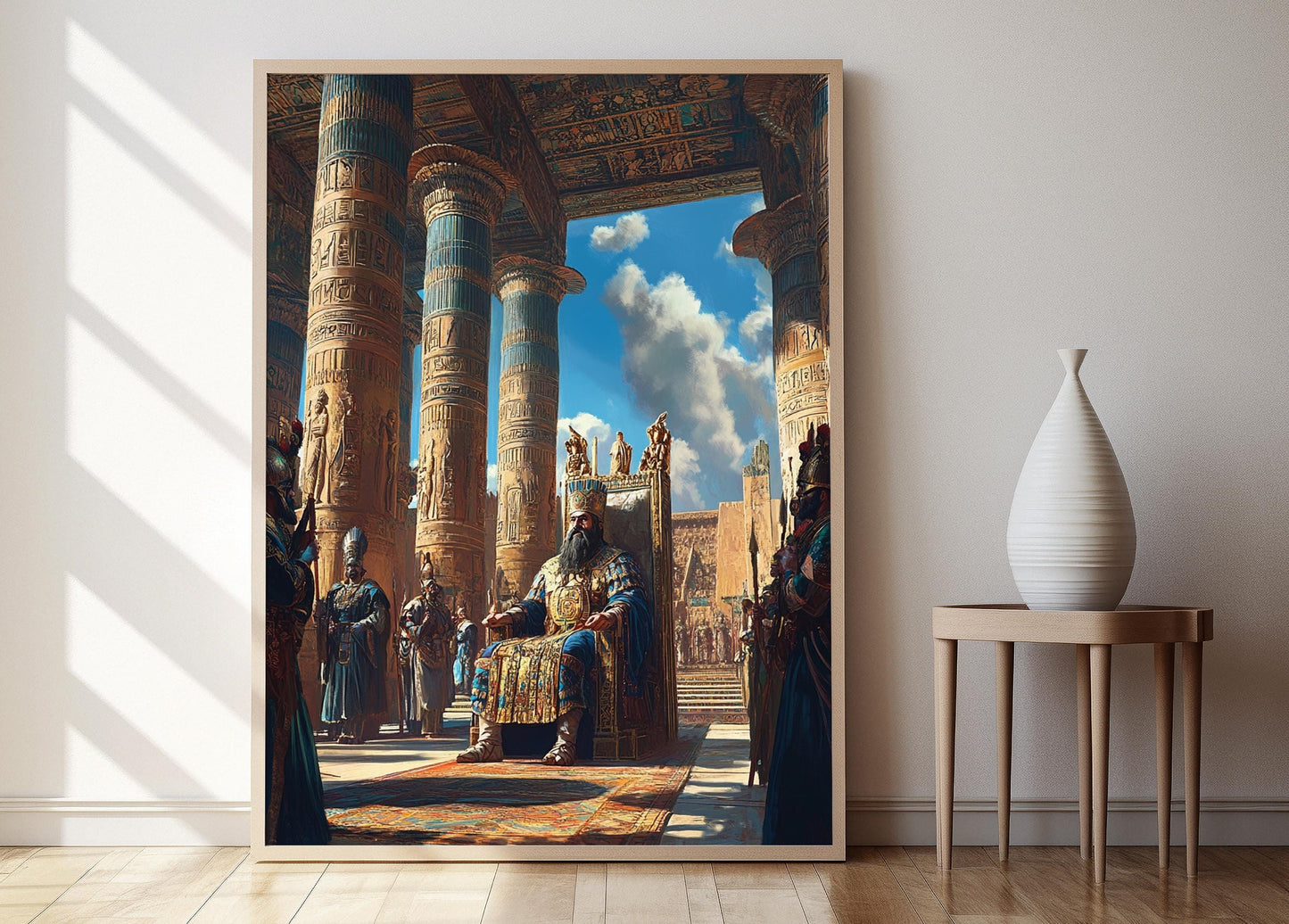 Affiche Darius le Grand – Poster Art de la Salle du Trône Perse