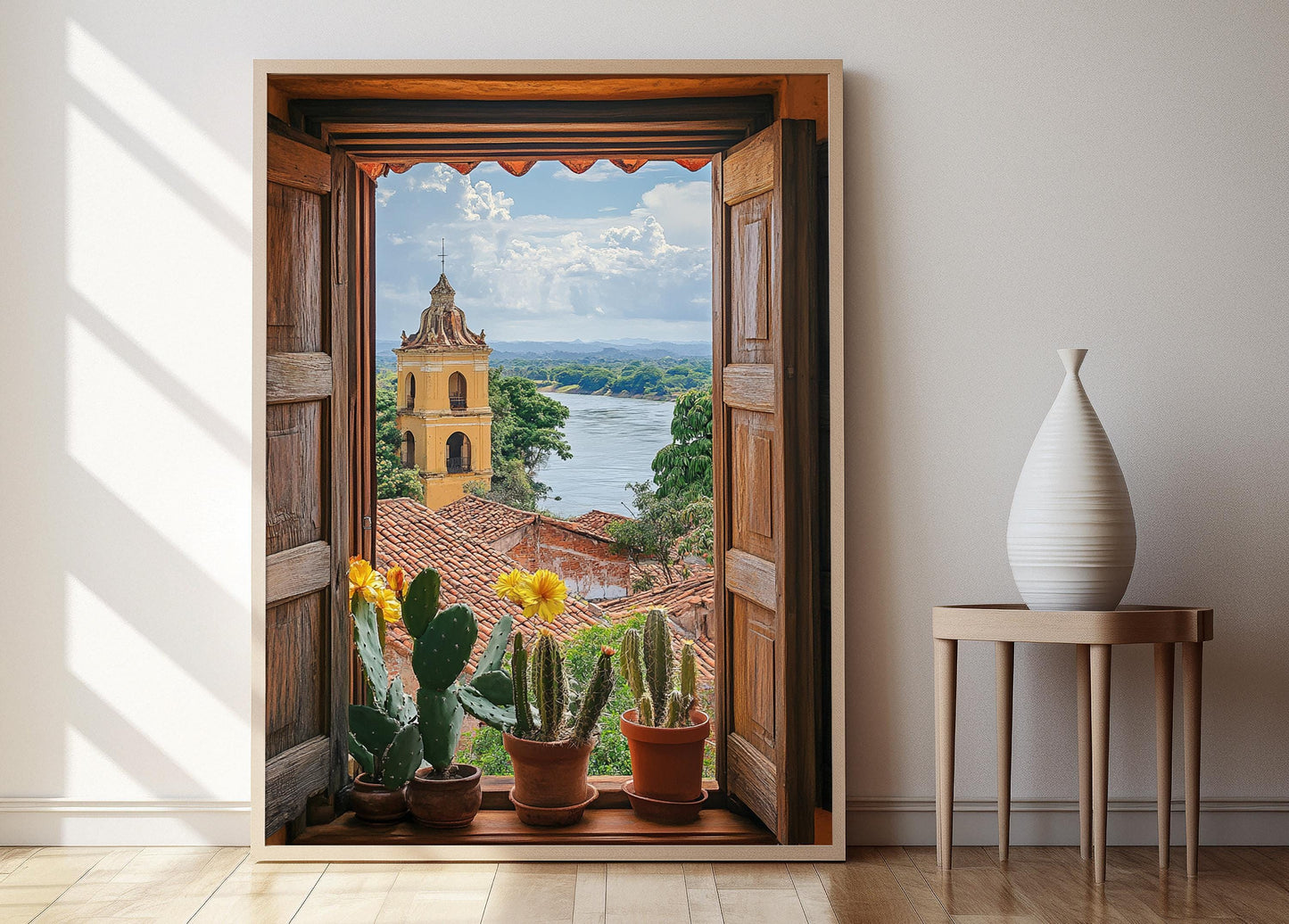 Affiche Vue Ouverte de Ciudad Bolívar – Poster Orinoco, Venezuela