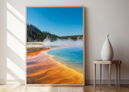 Affiche Yellowstone – Impression artistique du Grand Prismatic Spring