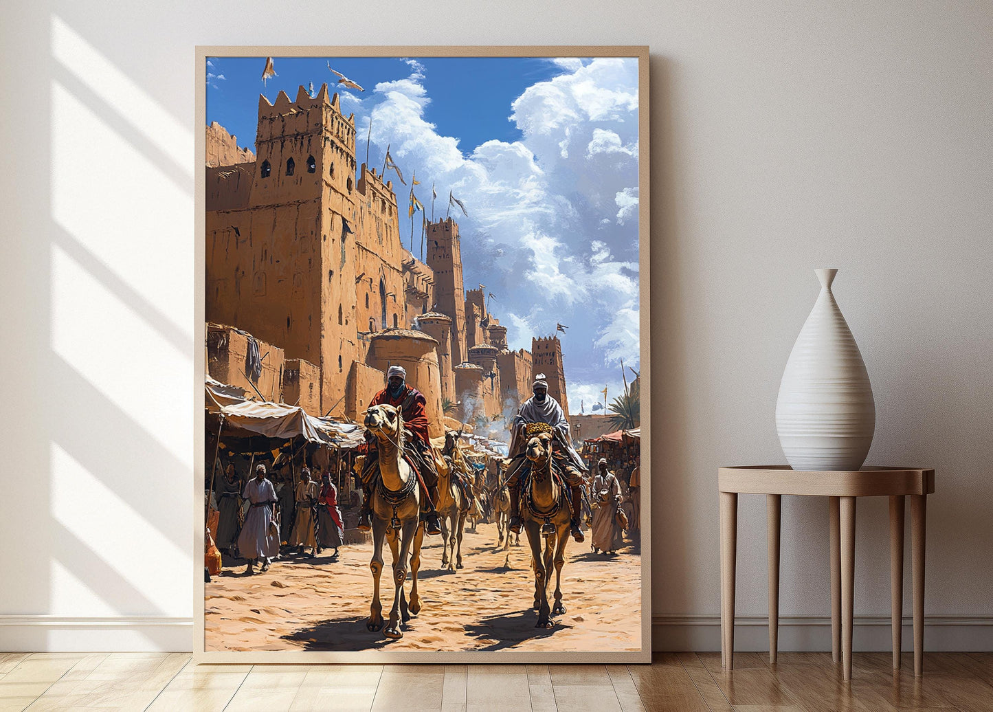 Affiche de Tombouctou – Poster Caravane du Mali et Marché Africain