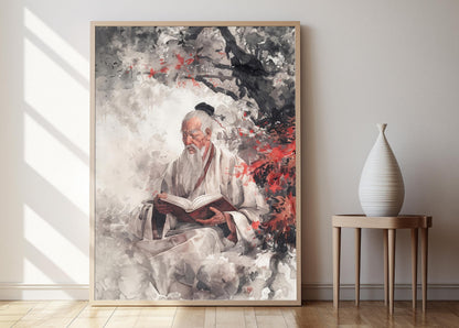Affiche Zhuang Zhou – Chef-d'œuvre de la Philosophie Taoïste