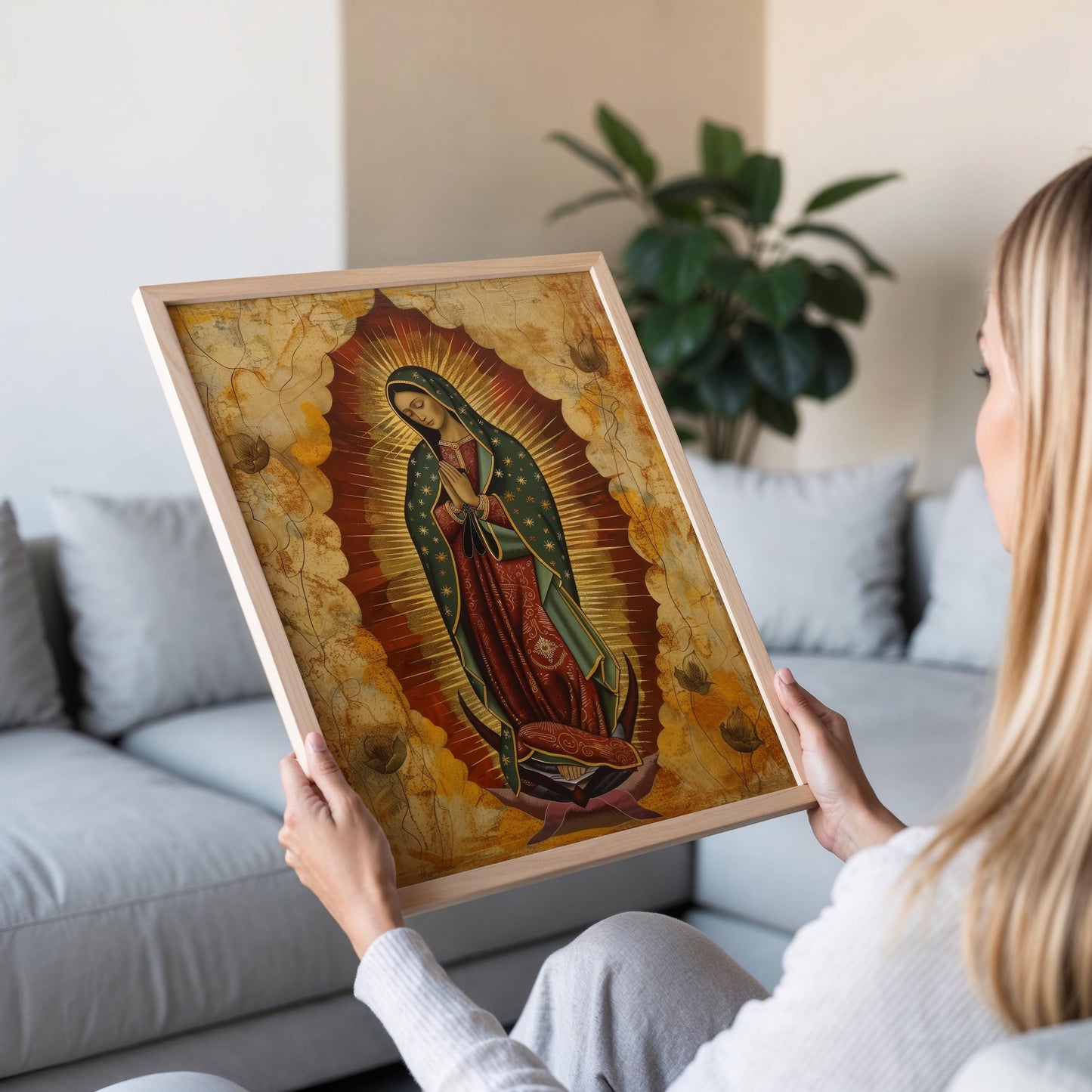 Affiche Notre-Dame de Guadalupe – Art religieux catholique