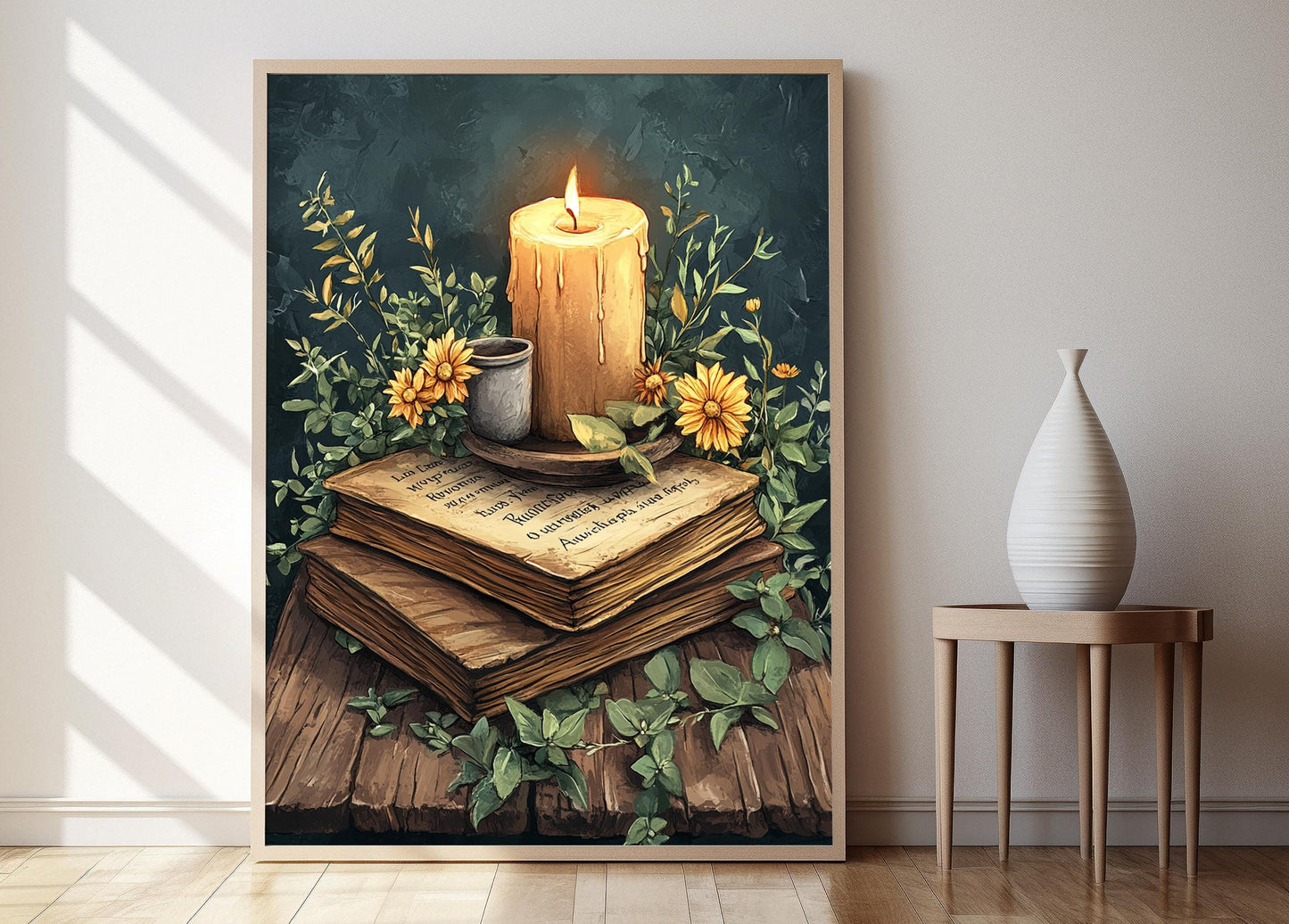 Affiche Citation Chrétienne – Illustration Art Print Foi Rustique