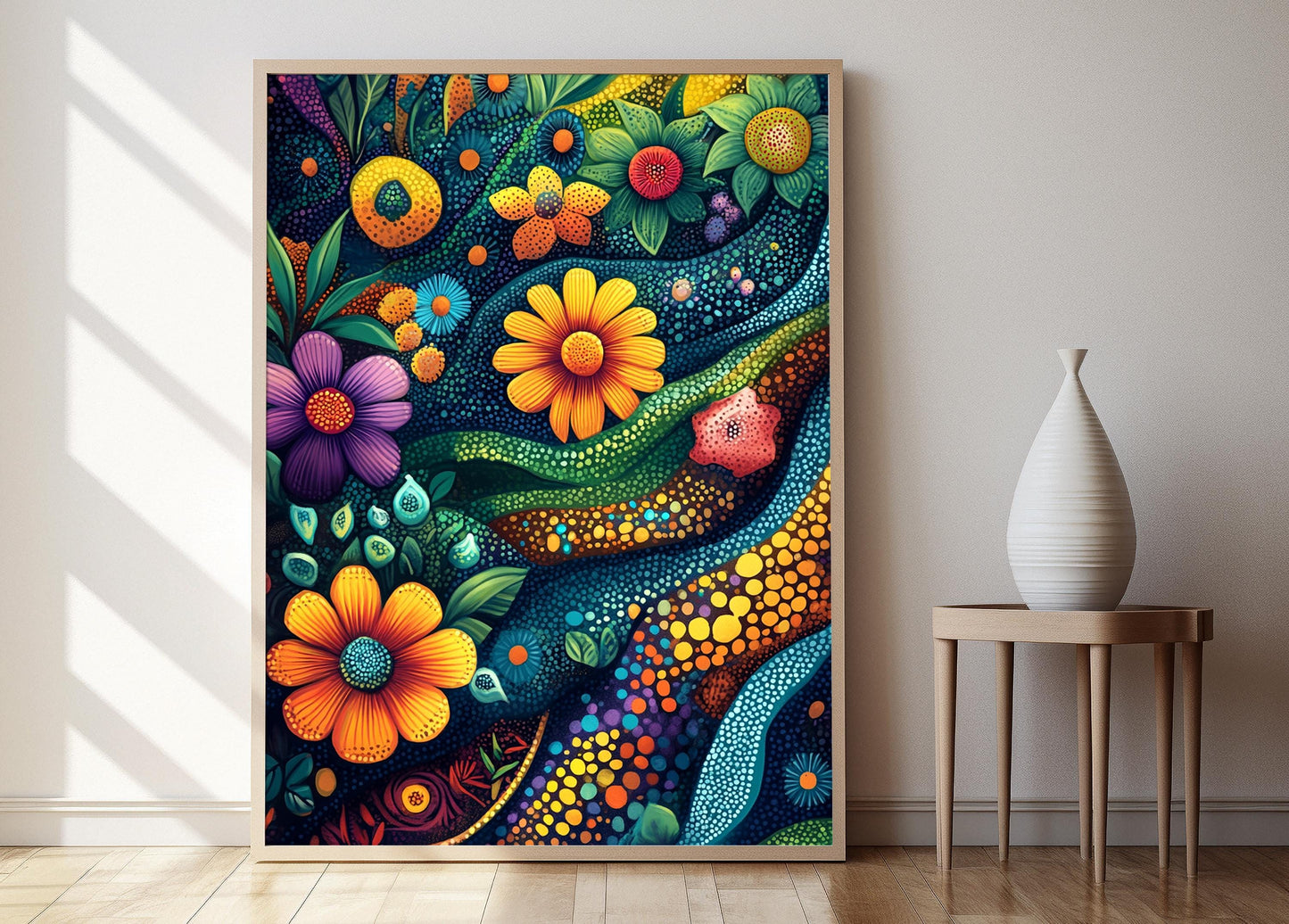 Affiche Kuku Yalanji – Poster Art Aborigène de la Forêt Tropicale