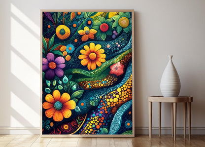 Affiche Kuku Yalanji – Poster Art Aborigène de la Forêt Tropicale