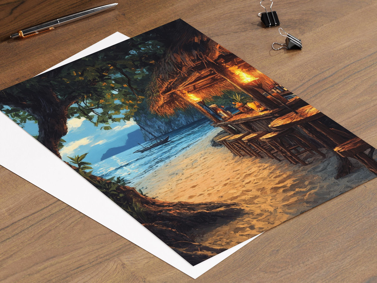 Affiche Coron Island – Poster Évasion à la plage des Philippines