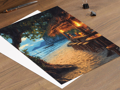 Affiche Coron Island – Poster Évasion à la plage des Philippines