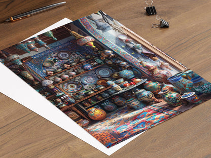 Affiche Souvenir Turc – Impression Art, Décor Maison Vibrant