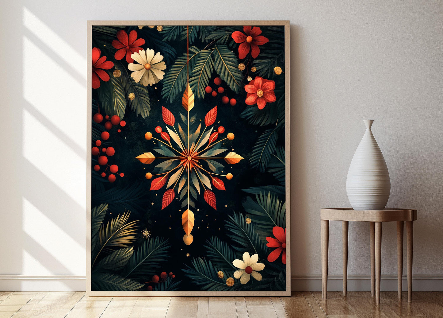 Affiche Himmeli Finlandais – Poster Art Print Géométrique Scandinave