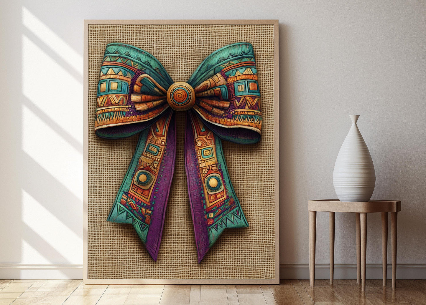 Affiche Art Maya – Poster Décor Folk Guatémaltèque