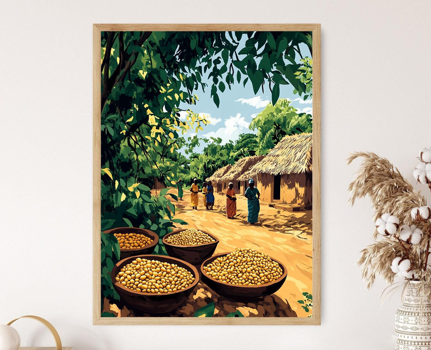 Affiche Karité – Art du beurre de karité du Burkina Faso, Héritage culturel