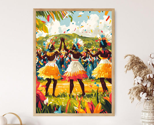 Affiche Hira Gasy – Art de la célébration culturelle à Madagascar