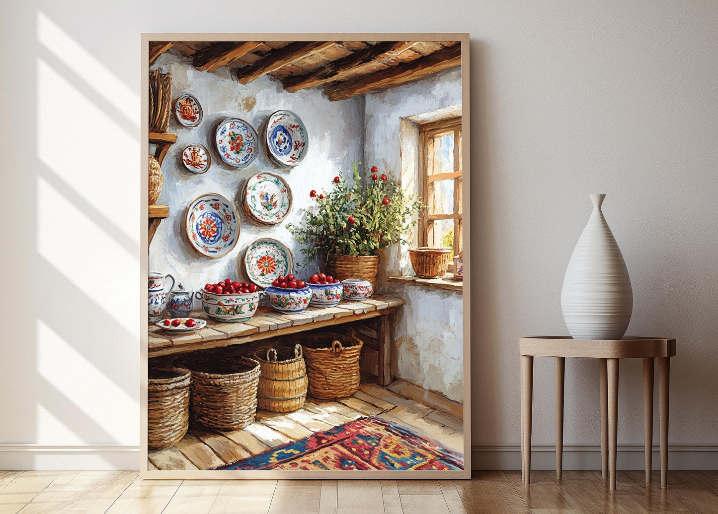 Affiche Cuisine Azerbaïdjanaise – Poster Vaisselle Céramique Grenade