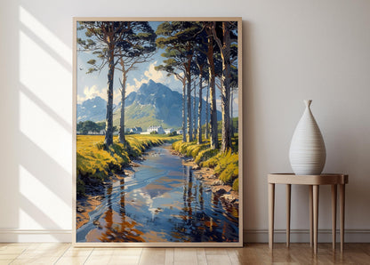 Affiche Paysage Irlandais – Poster Art de la Côte de Westport