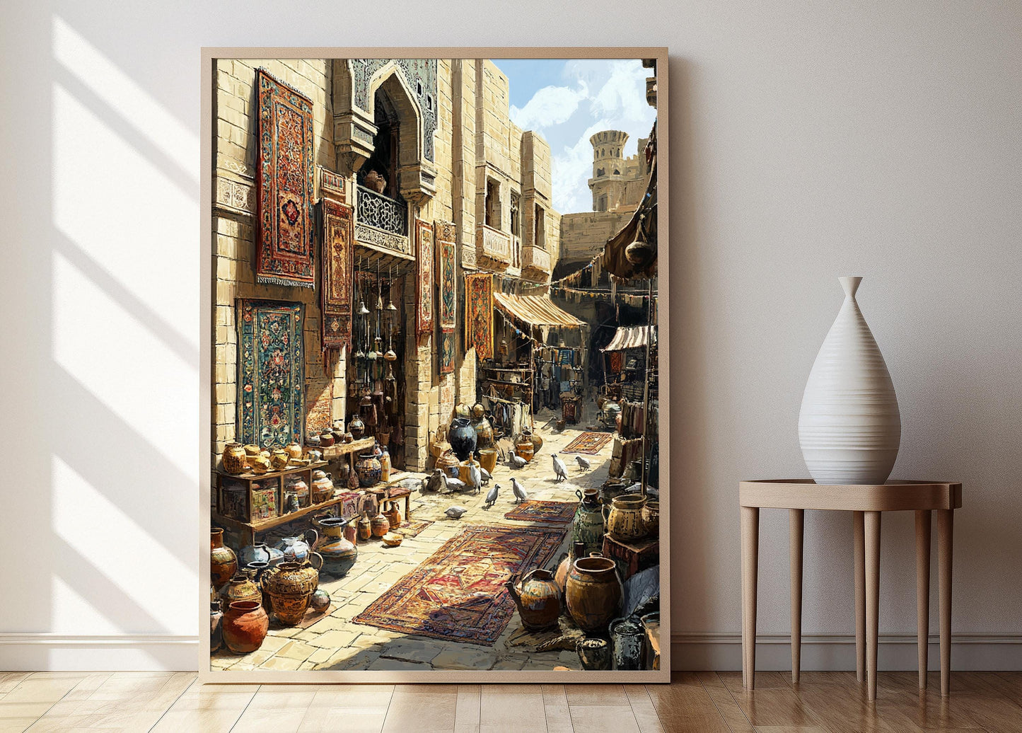 Affiche Patrimoine Syrien – Poster Modèles de Pottery & Pigeonnier de Raqqa