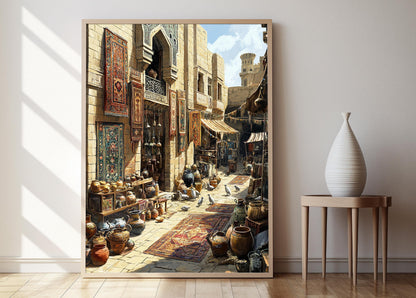 Affiche Patrimoine Syrien – Poster Modèles de Pottery & Pigeonnier de Raqqa