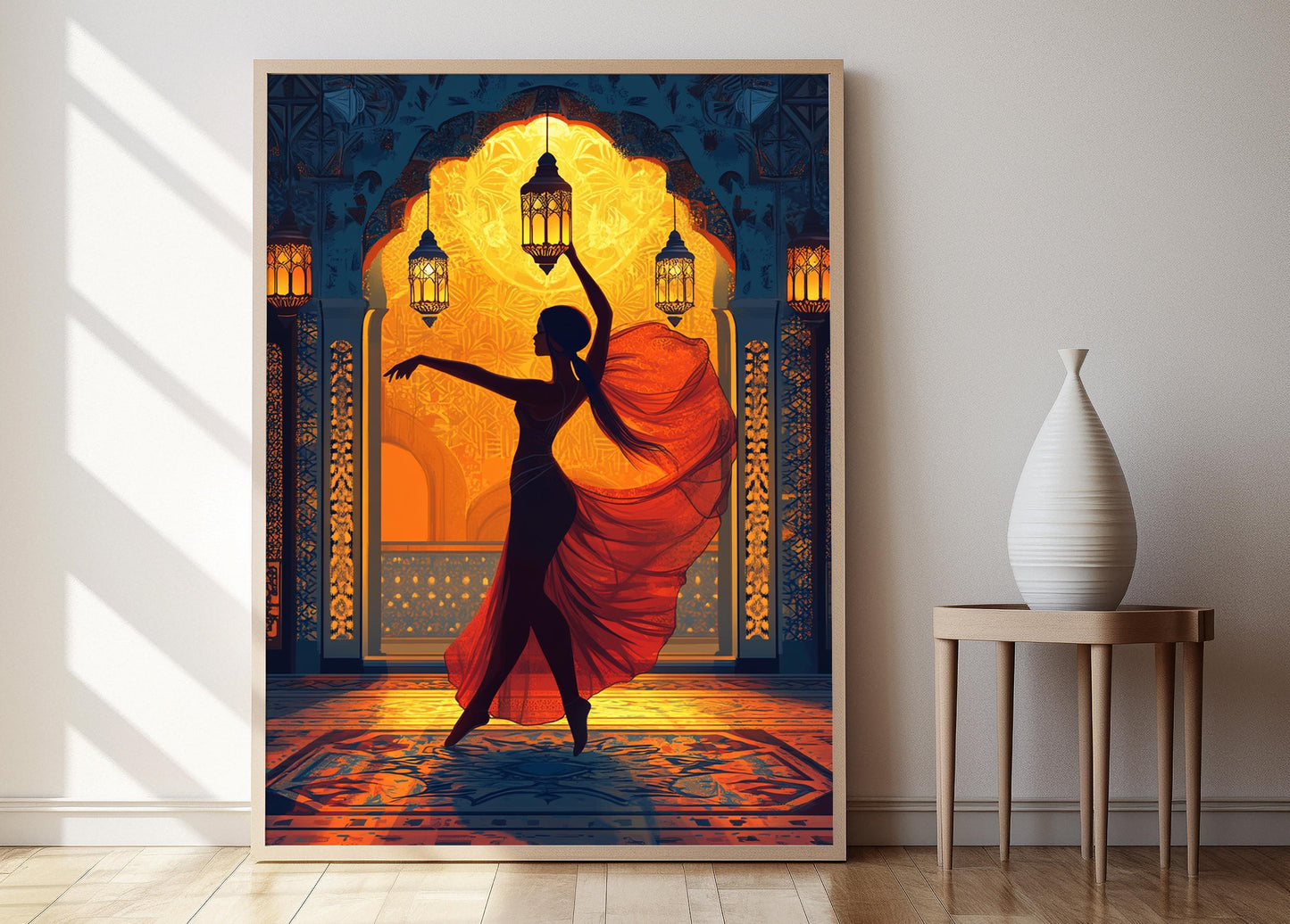 Affiche Raqs Sharqi Syrien – Poster de Danse du Moyen-Orient