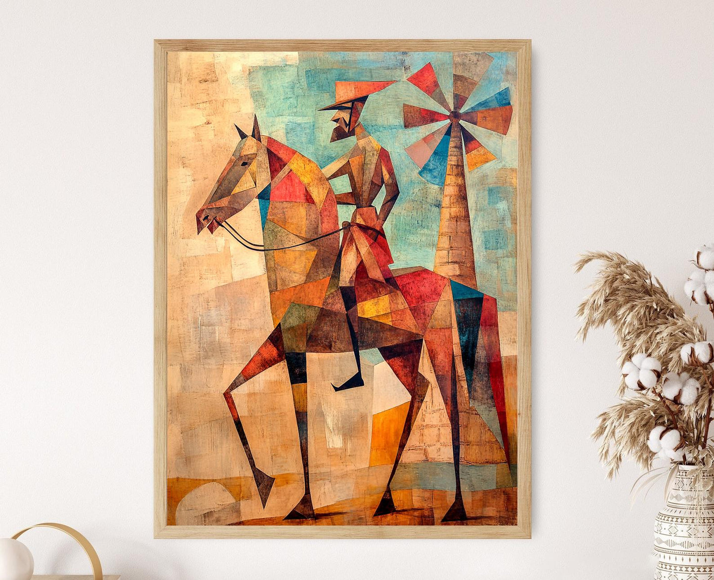 Affiche Don Quichotte – Poster Illustration Colorée et Épique