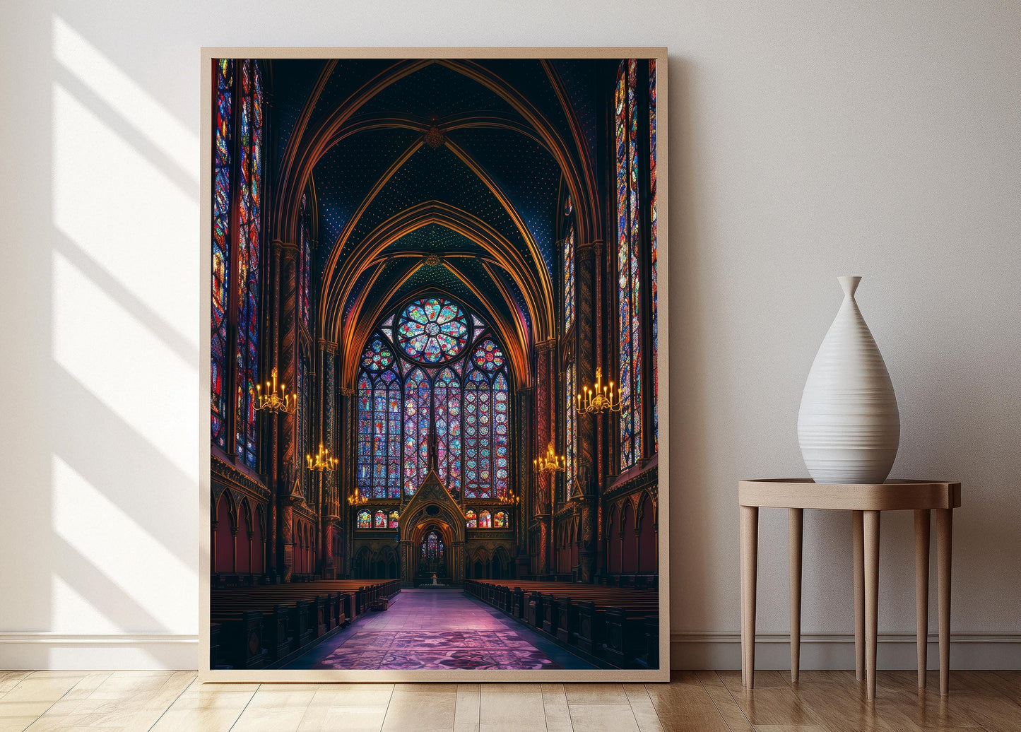 Affiche Cathédrale Notre-Dame – Décoration Murale de Monument Français