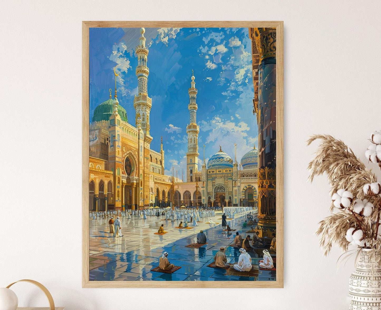 Affiche Majestueuse Al-Masjid an-Nabawi – Poster Architecture Islamique