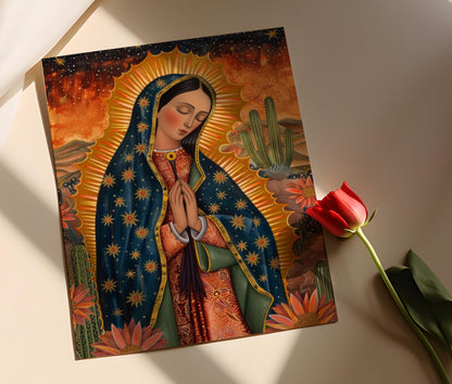 Affiche Notre-Dame de Guadalupe – Art religieux pour la maison