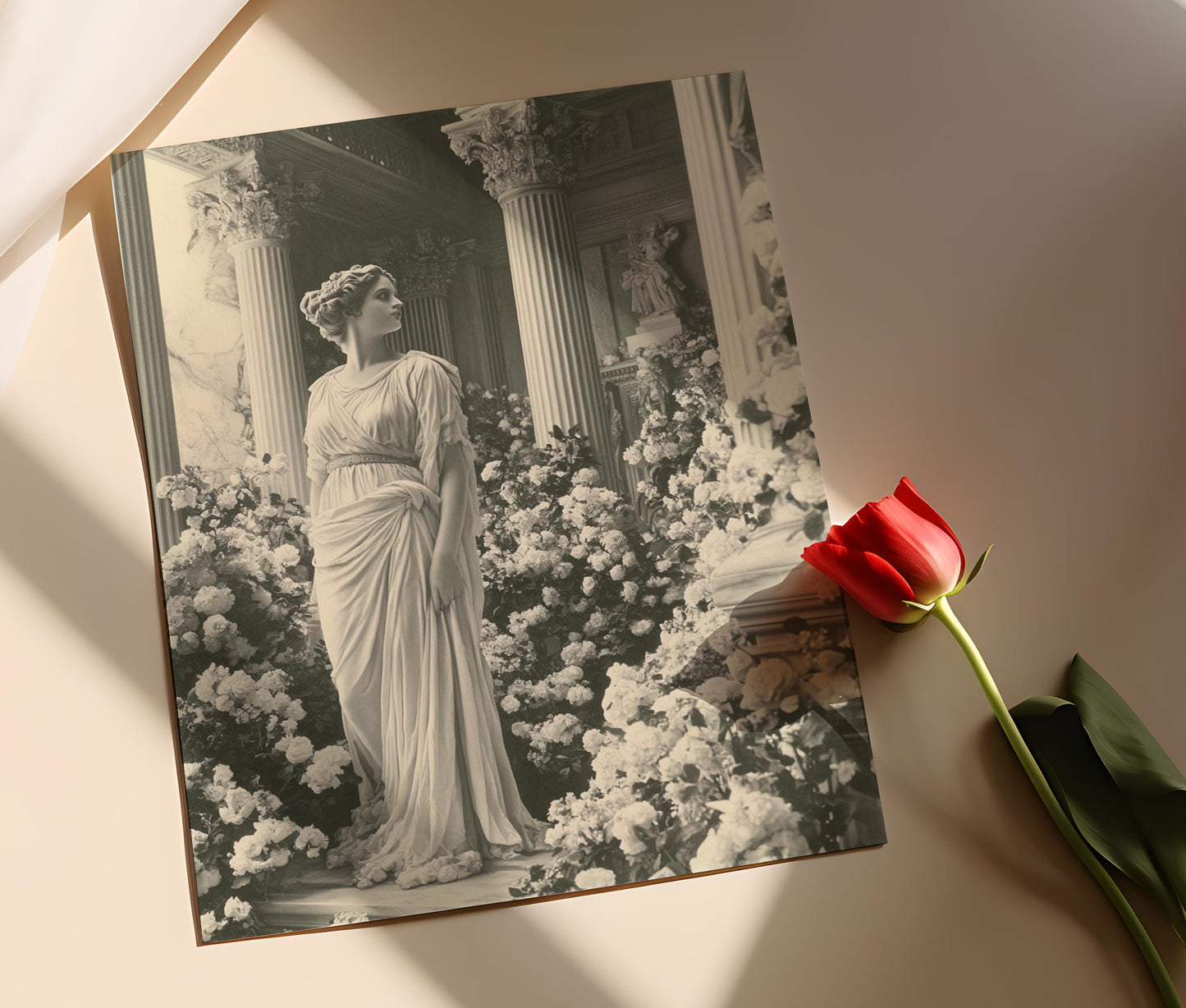 Affiche Vénus ancienne – Poster lithographie élégante et artistique