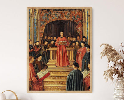 Affiche Guillaume de Machaut – Art médiéval de cour royale et poésie