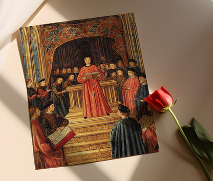 Affiche Guillaume de Machaut – Art médiéval de cour royale et poésie