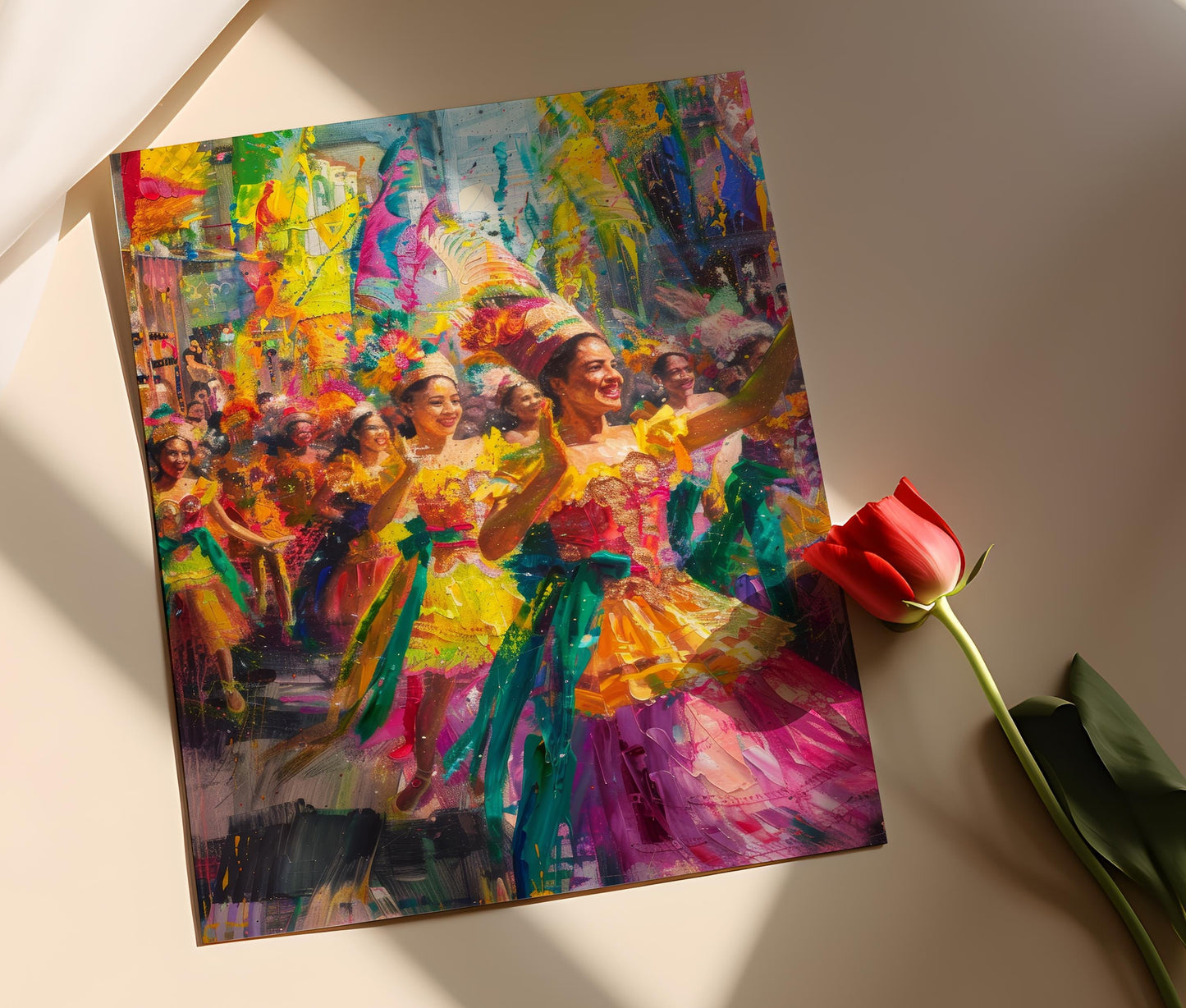 Affiche Festival Sinulog – Poster Art Filipine Vibrante