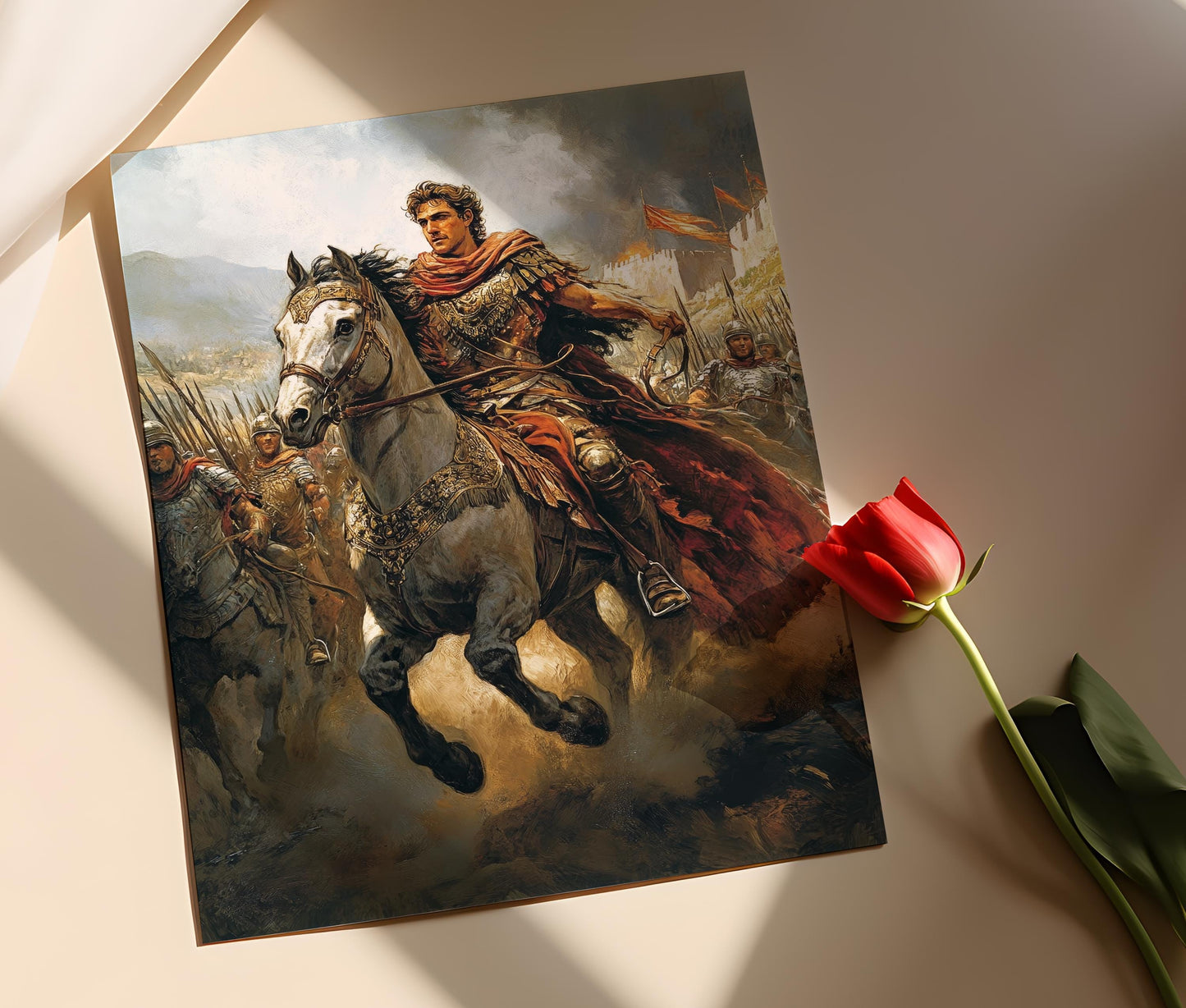 Affiche Alexandre le Grand – Poster Artiste et Bucephalus historique