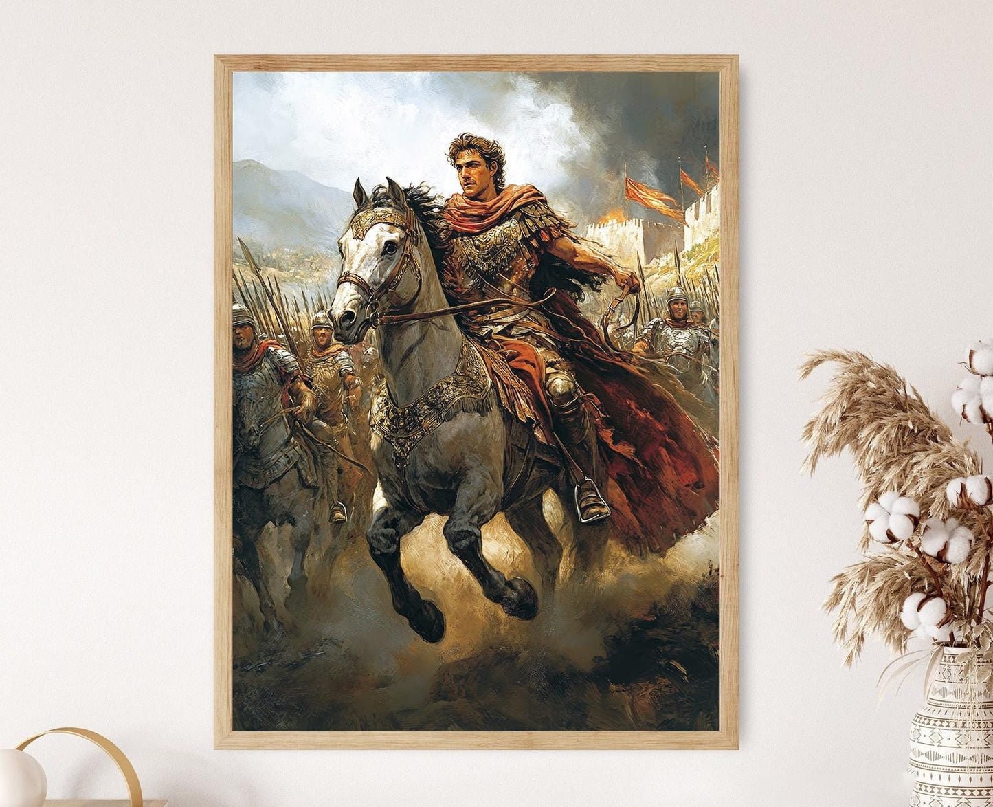 Affiche Alexandre le Grand – Poster Artiste et Bucephalus historique