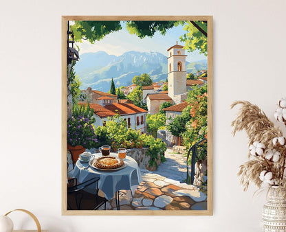 Affiche Petit-Déjeuner à Prilep – Impression artistique des Tours Marko