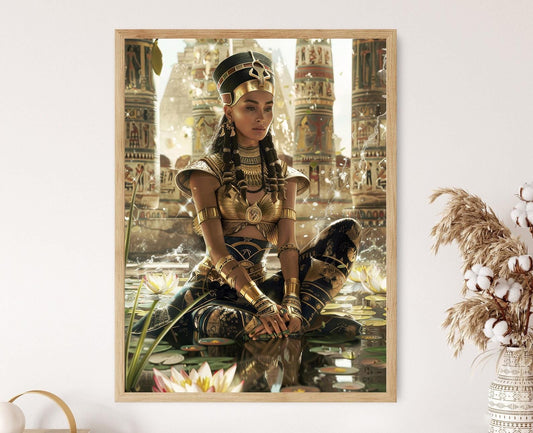 Affiche Nefertiti, Reine d'Égypte – Art Historique Exquis