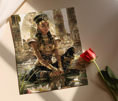 Affiche Nefertiti, Reine d'Égypte – Art Historique Exquis