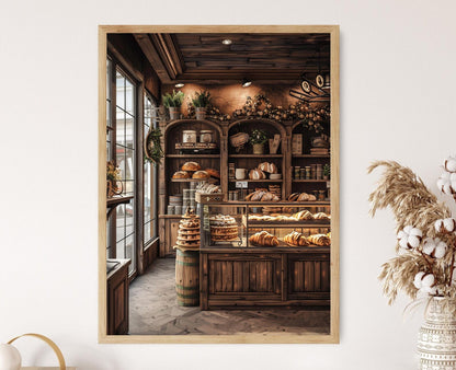 Affiche Pâtisserie Vintage – Poster Art de Cuisine Charmante