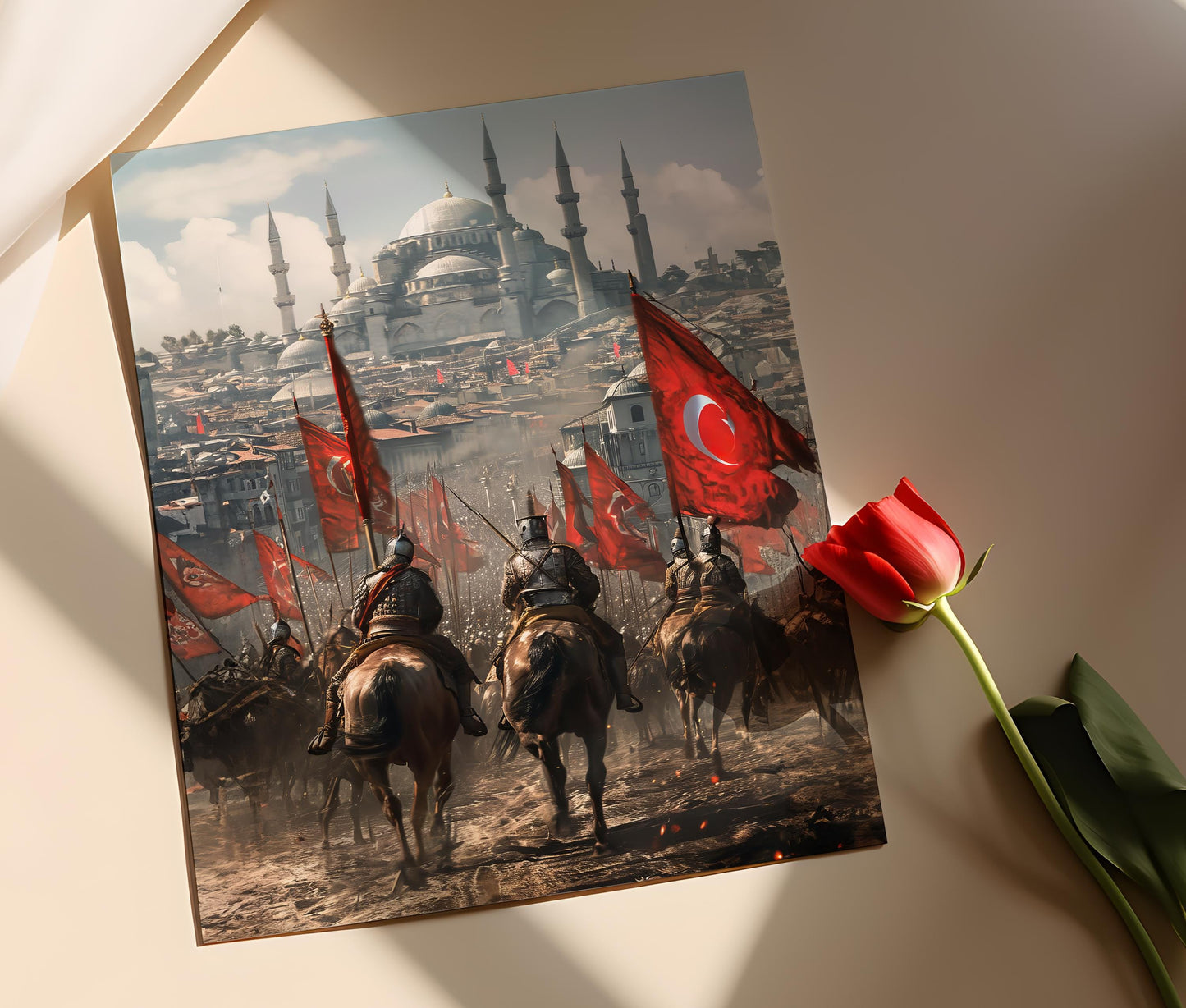 Affiche Janissaires Ottomans – Impression de la Chute de Constantinople