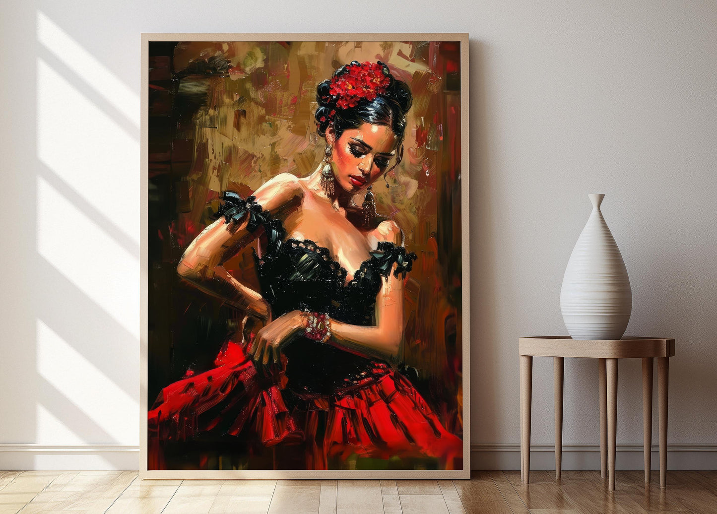 Affiche Danseuse Flamenco – Art Sensuel pour Chambre Intime