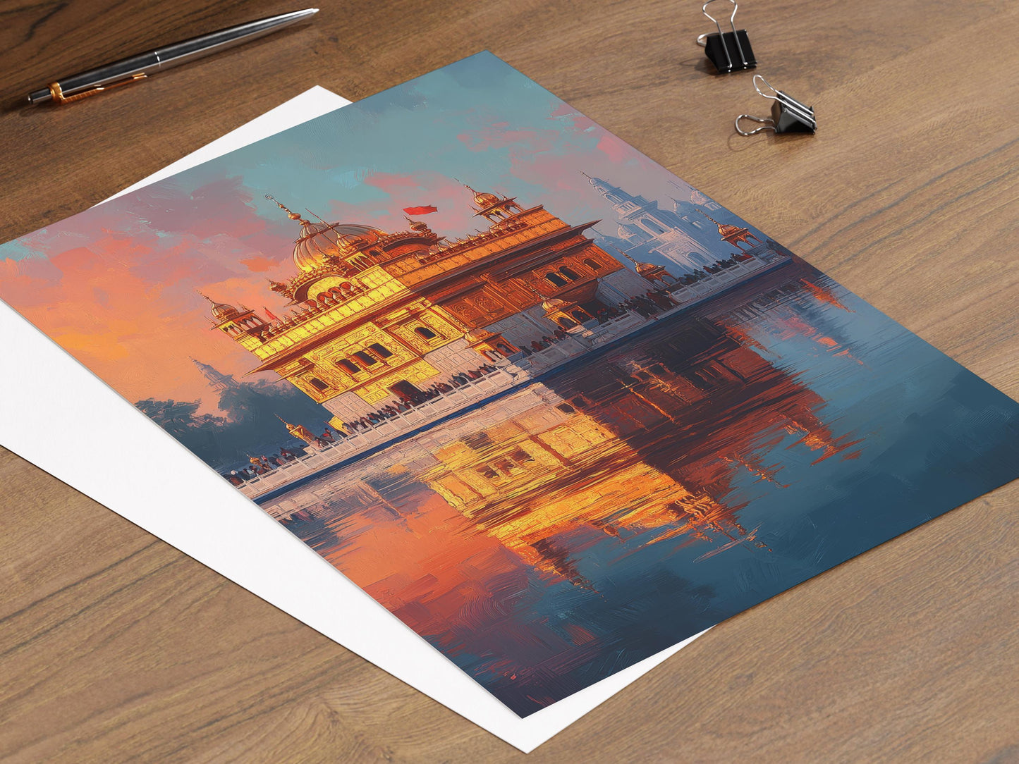 Affiche Temple d'Or – Poster Art du Sri Harmandir Sahib
