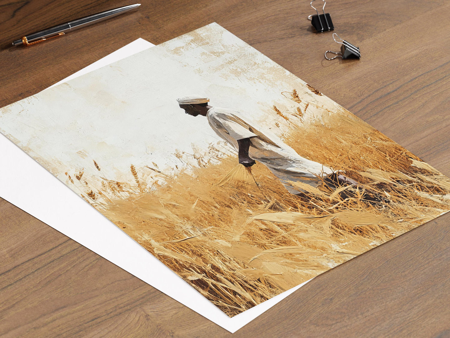 Affiche Art Paysan Soudanais – Poster Œuvre Africaine Artisanale