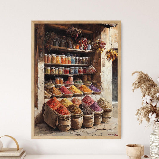 Affiche Épices du Punjab – Poster Coloré de Décoration Murale Indienne