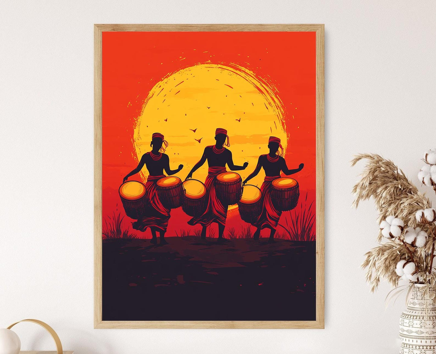 Affiche Art de Danse Soudanaise – Illustration Vectorielle Culturelle