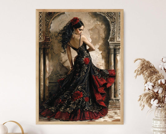 Affiche Danse Flamenco – Tirage Giclée d'Art Espagnol