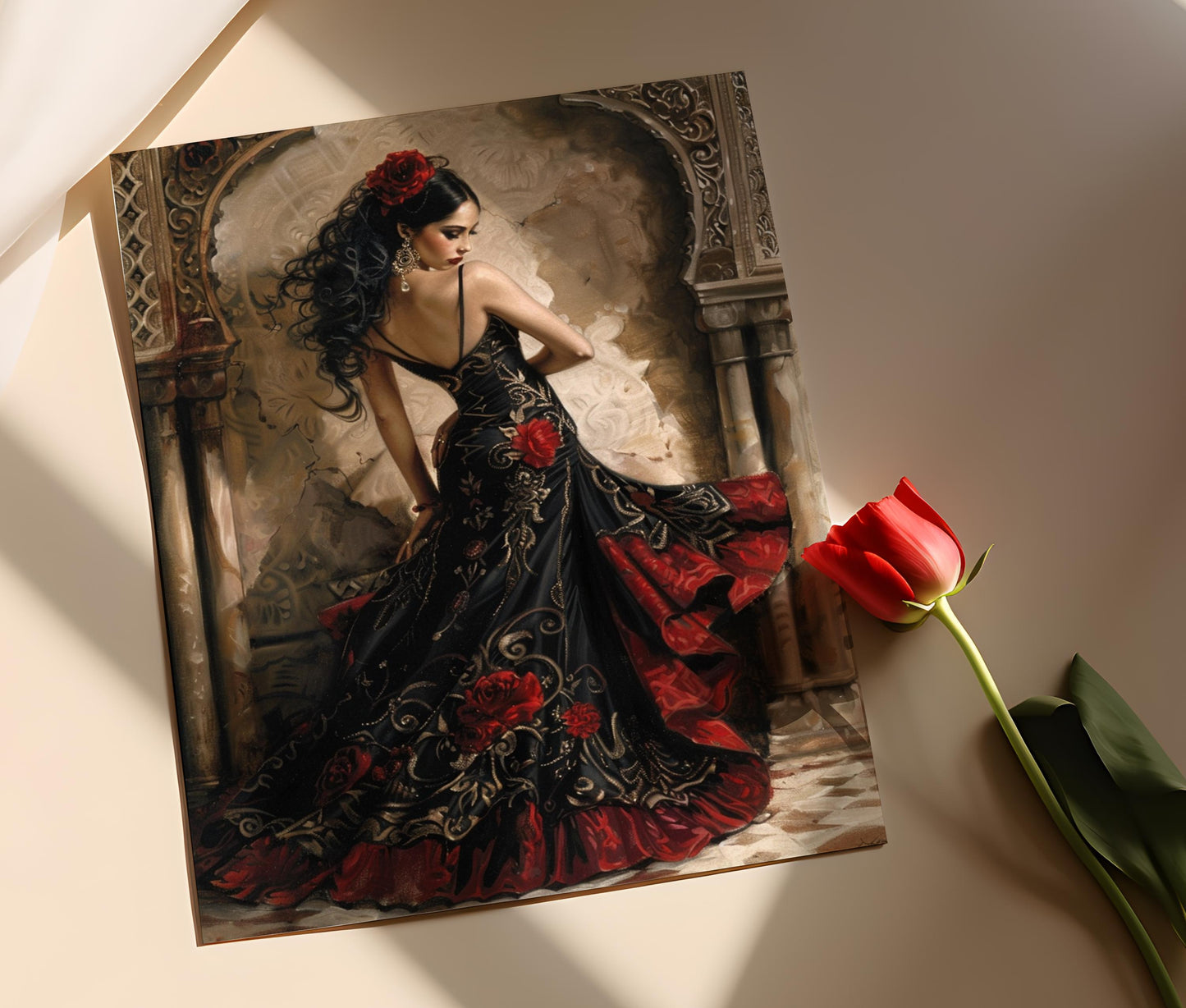 Affiche Danse Flamenco – Tirage Giclée d'Art Espagnol