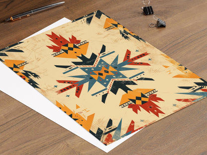 Affiche Motif Navajo – Impression artistique pour la décoration southwestern