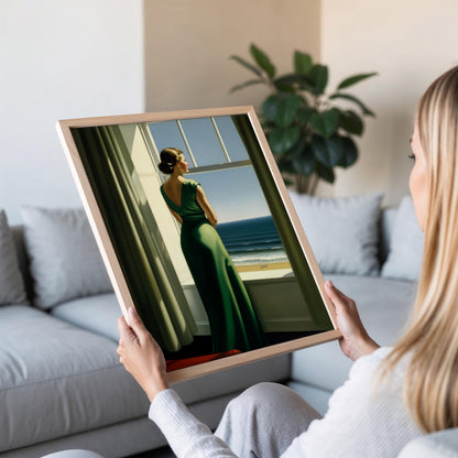 Affiche Inspirée d'Edward Hopper – Art Vintage pour Maison et Bureau