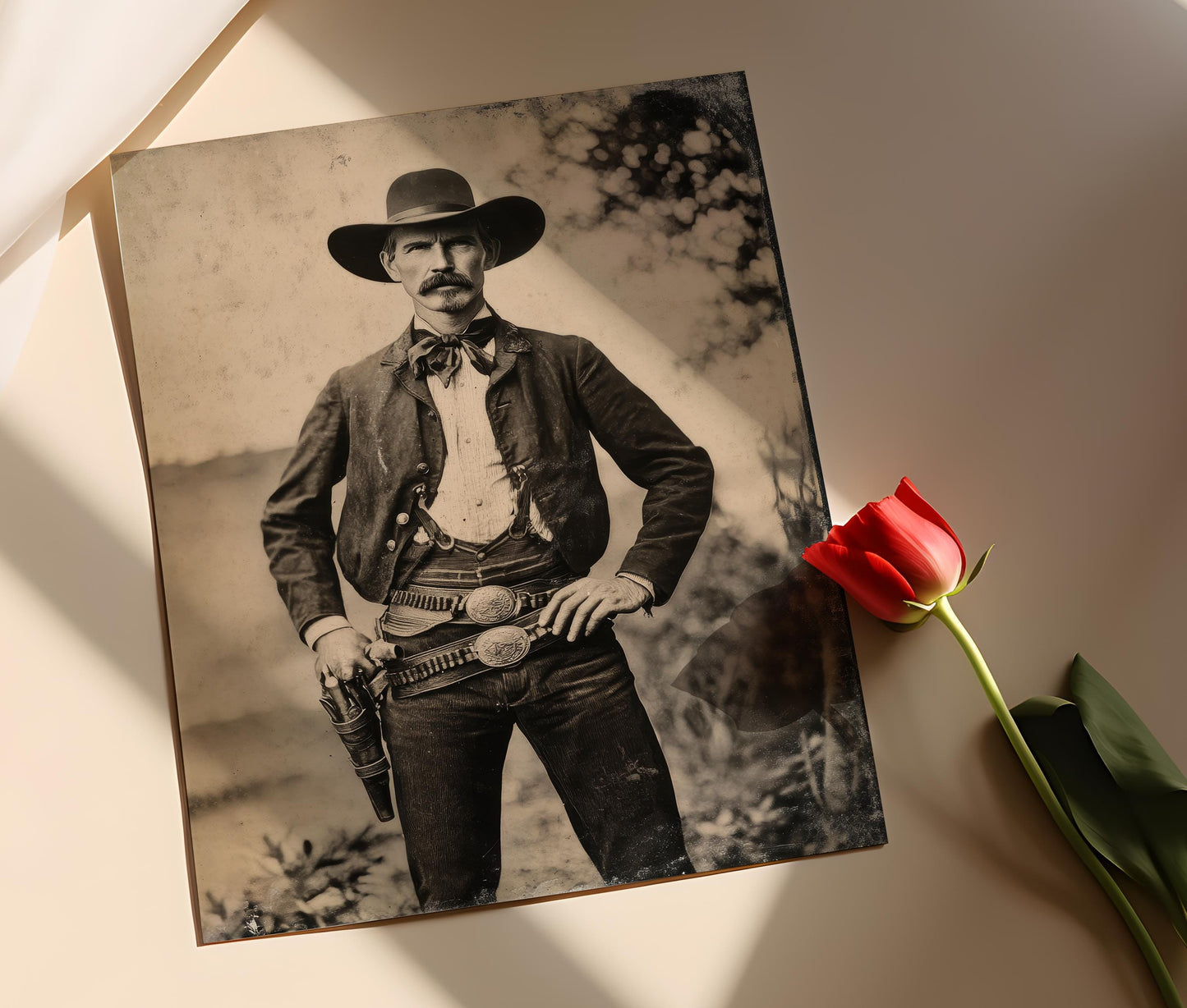 Affiche Wyatt Earp – Poster Art Cowboy Vintage Western Americana
