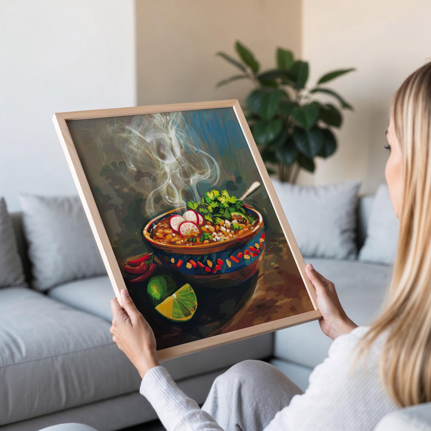 Affiche Pozole – Imprimerie d'art de plat mexicain traditionnel